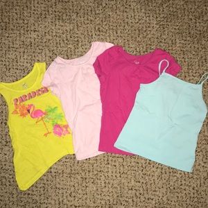 4 girls shirts. Size 5/6